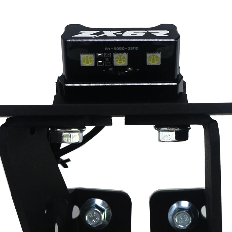 Soporte de marco de matrícula LED, eliminador de guardabarros trasero para KAWASAKI Ninja ZX-6R ZX6R ZX636G ZX 6R/636 2019 2020 2021