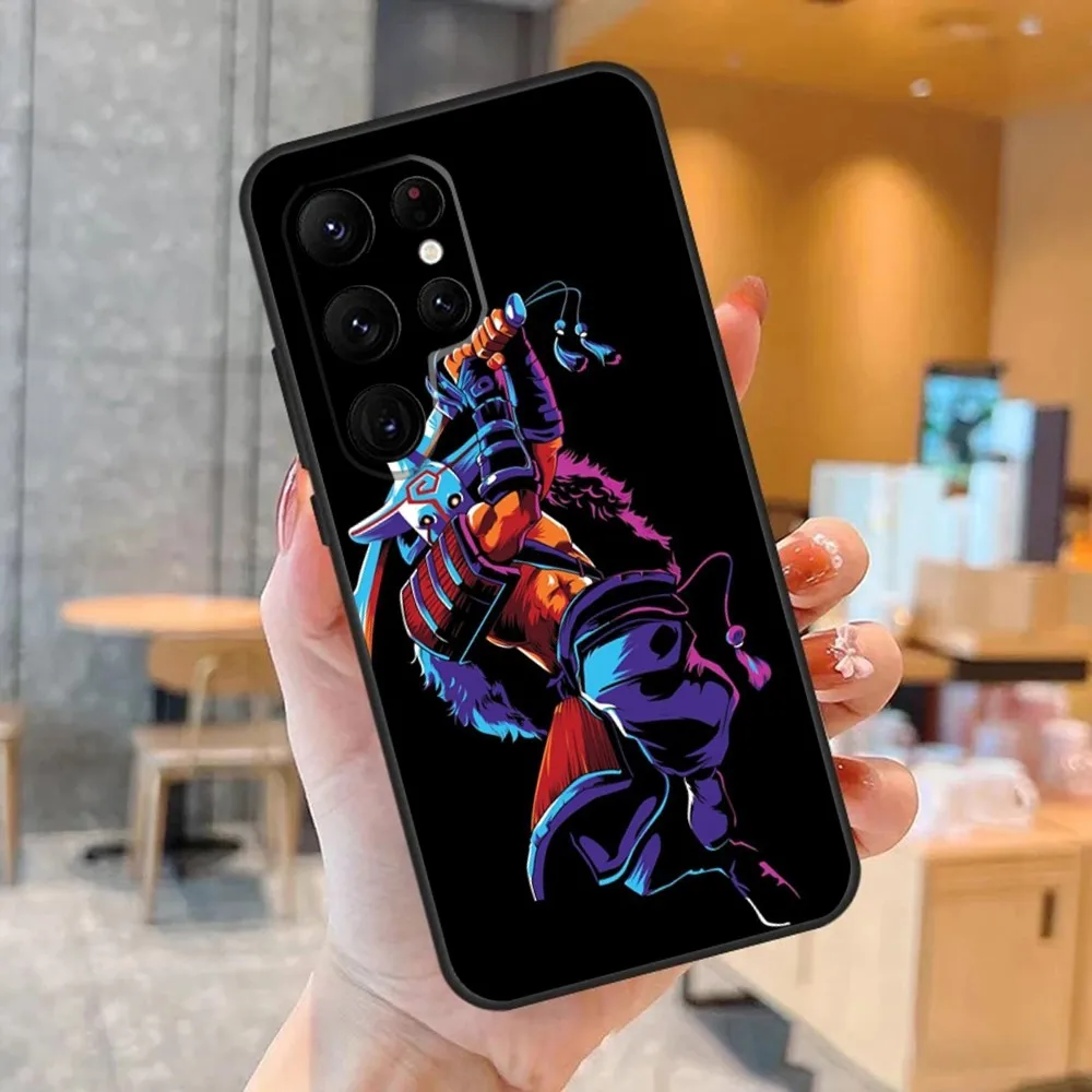Game D-Dota 2 Phone Case For SamsungS23,S22,S21,S20 Ultra Pro S10,S30Plus,S9,20lite Ultra Black Cover image 4