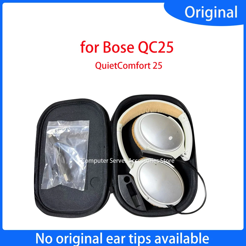 for Bose QC25 Bluetooth Adapter Headphones Black Noise Cancellation Headphone QuietComfort 25 Headphones (QC25)