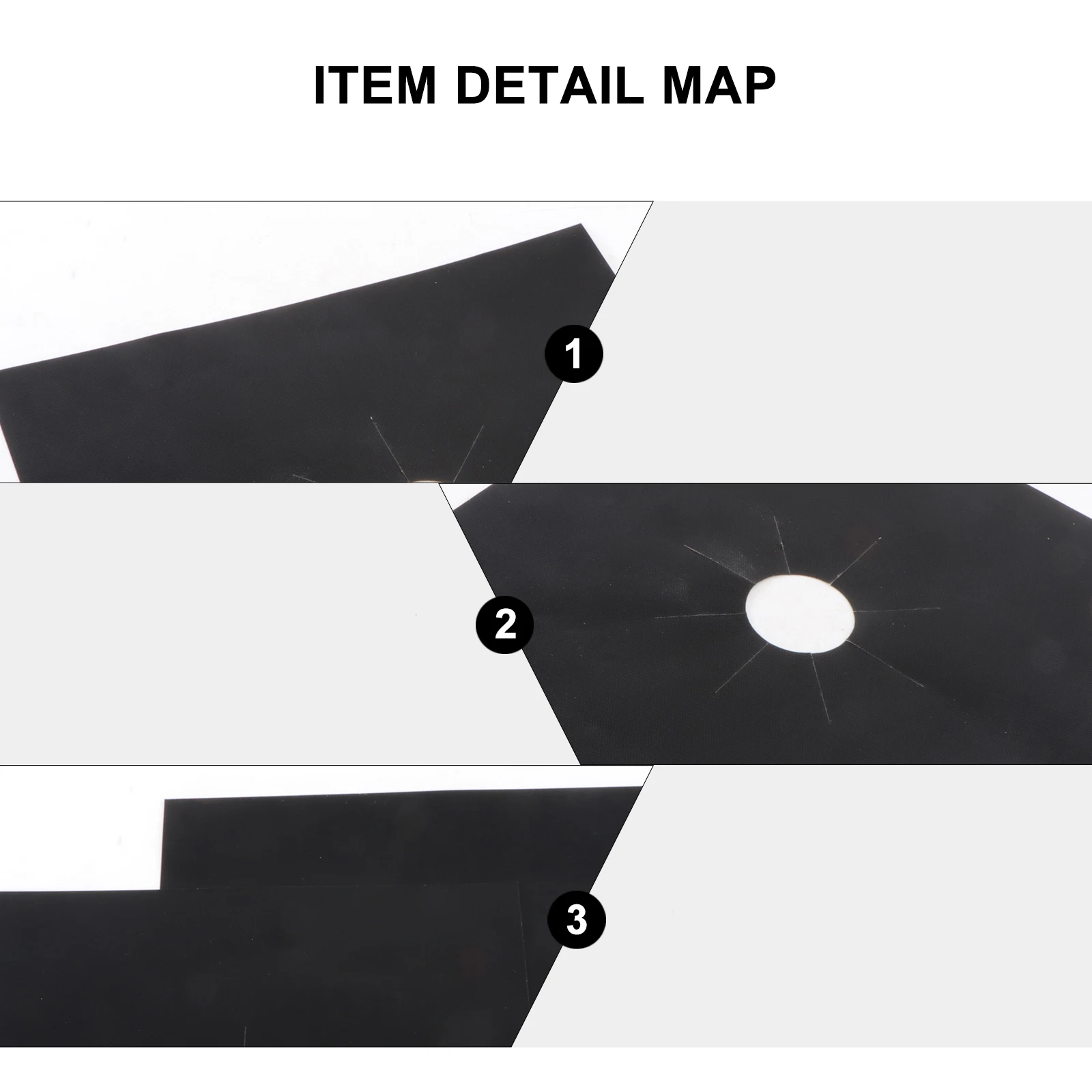 

4 Pcs Gas Hob Liner Non-stick Oven Protector High Temp Resistant Reusable Black Sheets Suitable All Hobs Ovens Kitchen Cooker