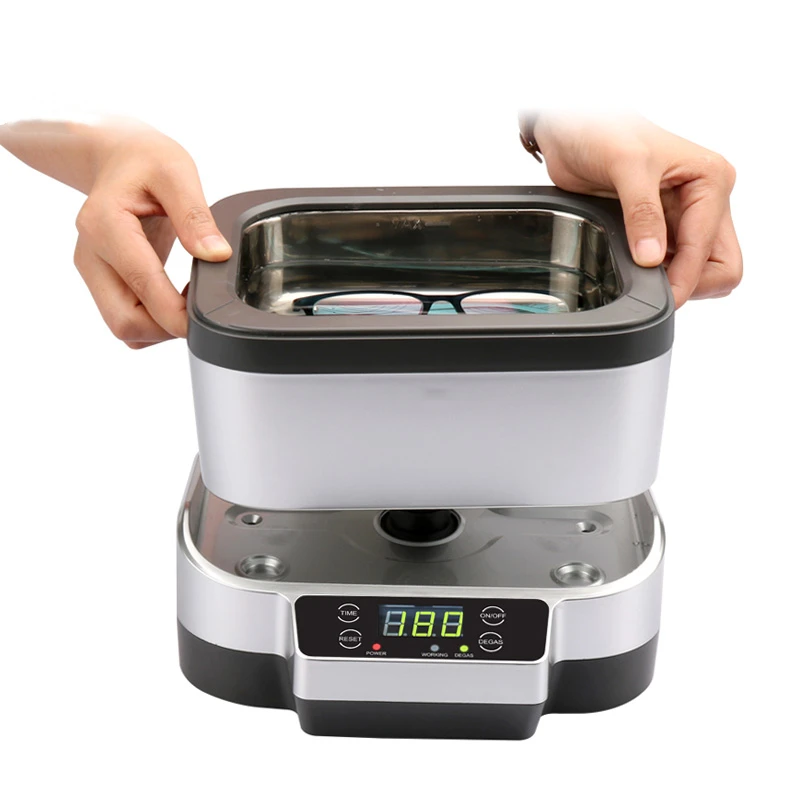 

1200ml Ultrasonic Cleaner Jewelry Watches Eye Glasses Wasing Machine Makeup Tools Parts Detachable Ultrasound Bath