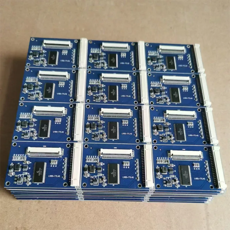 LVDS to RGB 40-Pin Adapter Board for 4.3-inch, 5-inch LCD Screens (640x480, 800x480) 5V Power Supply