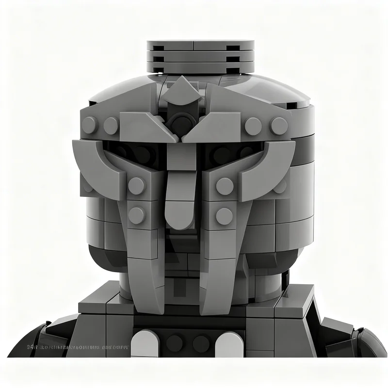 734pcs MOC MF Mini Figure DOOM Upscaled Model Building Blocks Architecture Birthday Idea Creative DIY Kids Christmas Gifts Toy view 3
