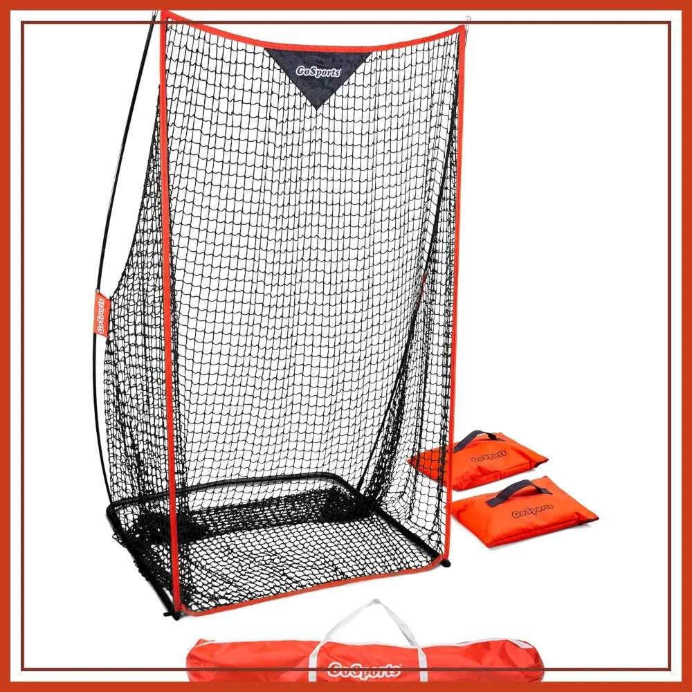 

7x4ft Football Kicking Net for Practice - Portable with Sandbags