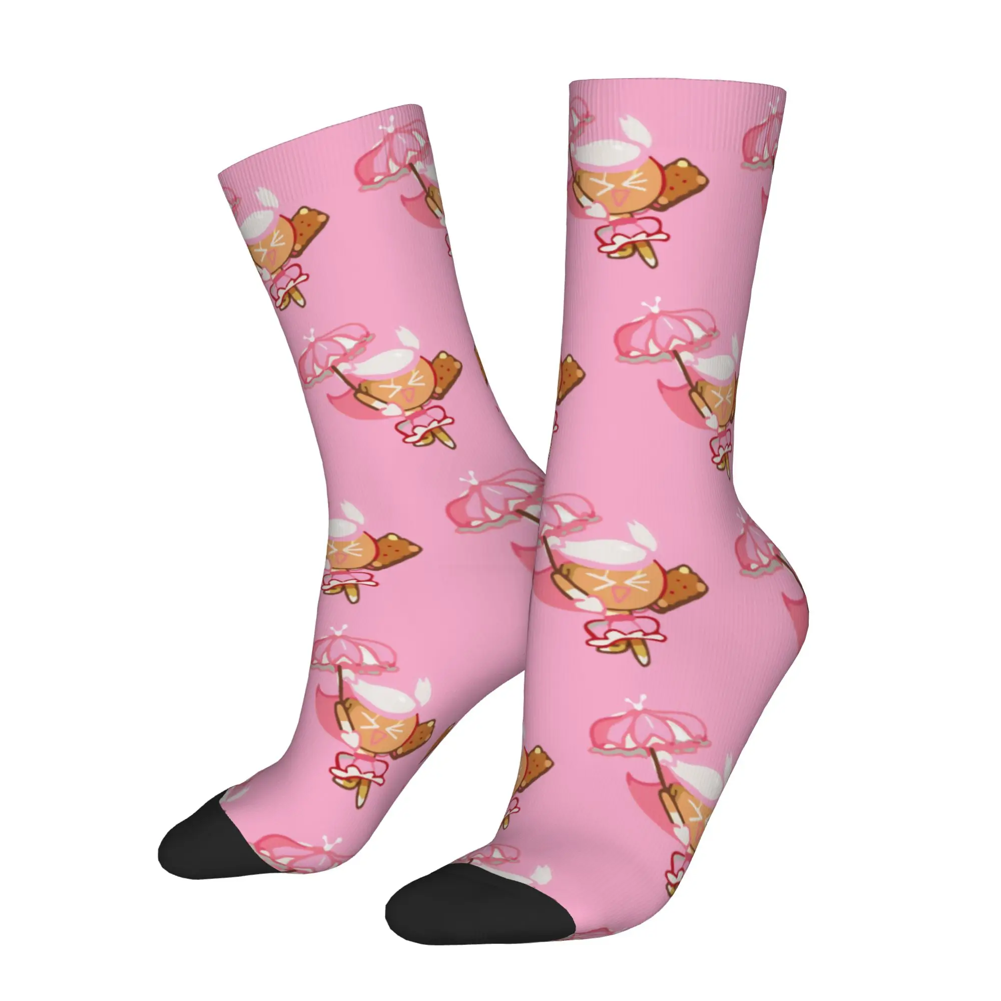 Gingerbrave Cookie Run Kingdom  Socks for Women Men Merchandise All Season  Comfortable Crew Socks Sweat Absorbing