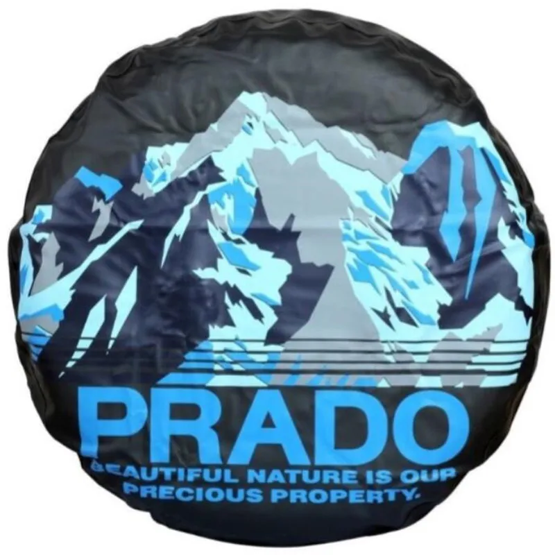 1 قطعة سيارة 14 "15" 16 "17" بوصة بولي Leather الجلود الغيار غطاء الإطارات الجبل لهوندا CRV تويوتا 4X4 قبالة الطريق برادو حامي اكسسوارات #1