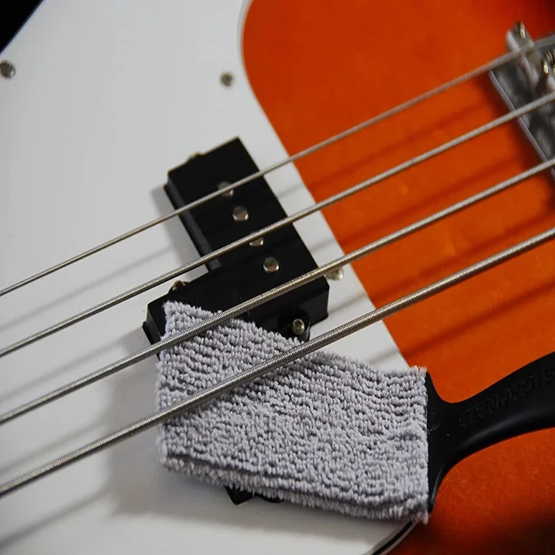 1PCS String Fingerboard Cleaning Dust Removal Brush Guitar Care Brush, Double Head Musical Instrument Accessories Double Headed image 3