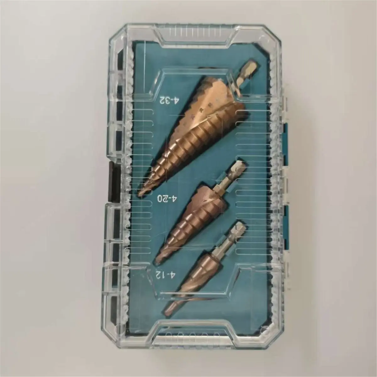 3PCS Step Drill Bit for Metal,4-10