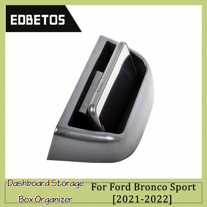 

For Ford Bronco Sport CX430 2021 2022 2023 Car Accessories For Ford Bronco Sport Dashboard Storage Box Organizer Holder Tray