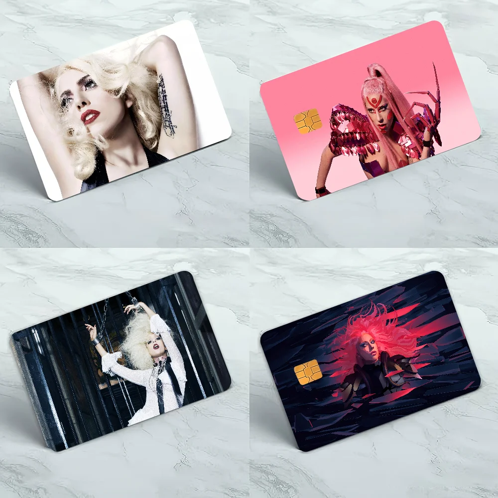 Lady Gaga Verschiedene Anime Bank Kreditkarten Bus Pass Aufkleber Coole Dekoration Wasserdichte Aufkleber Sammlung Spielzeug Geschenke