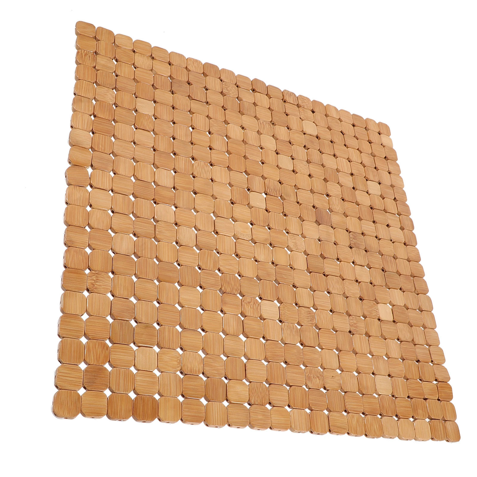 

Bamboo Mahjong Mat 40x40cm Carbonized Summer Seat Pad Breathable Non Slip Comfortable Driving Outdoor Furniture Patio Cushion