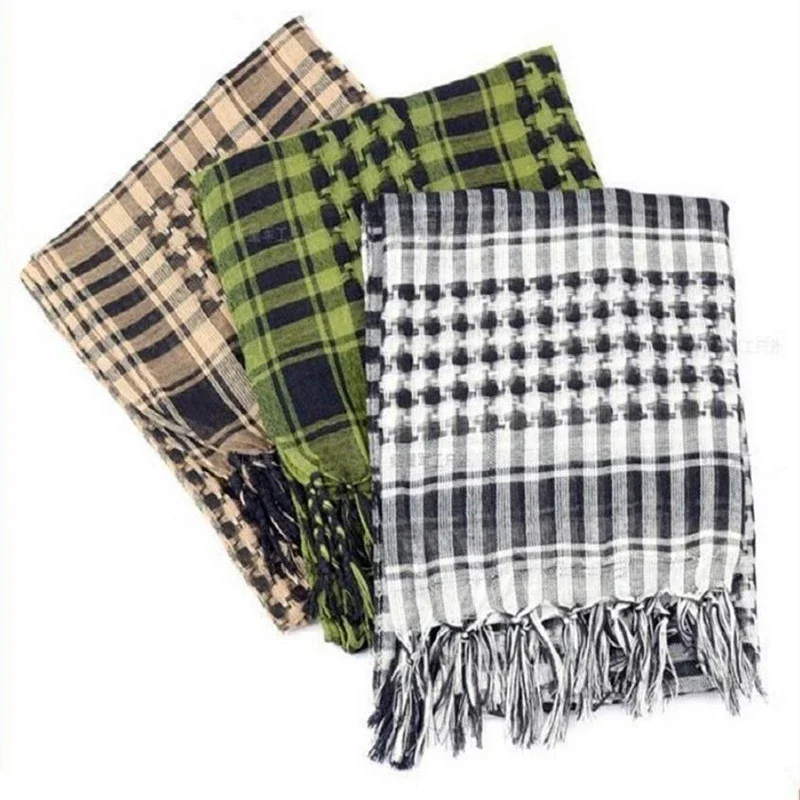 Scarf Arab Shemagh Keffiyeh Military Tactical Palestine Scarf for Men Shawl Kafiya Wrap Shemagh Scarf Fashion Scarves