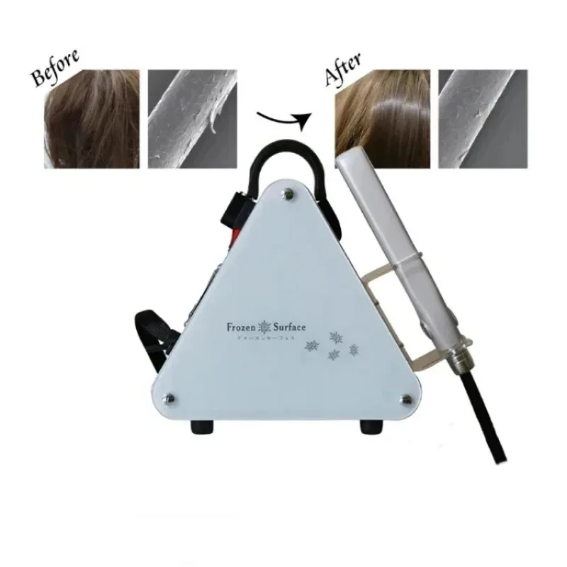 

Straight Hair Care Machine Cryotherapy Ice Flat Iron Ice Repair Hair Care Cryotherapy Device for Cold Treatment