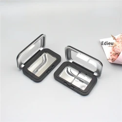 Eye shadow  magnet box Plastic square 9 color eye  empty plate spot transparent