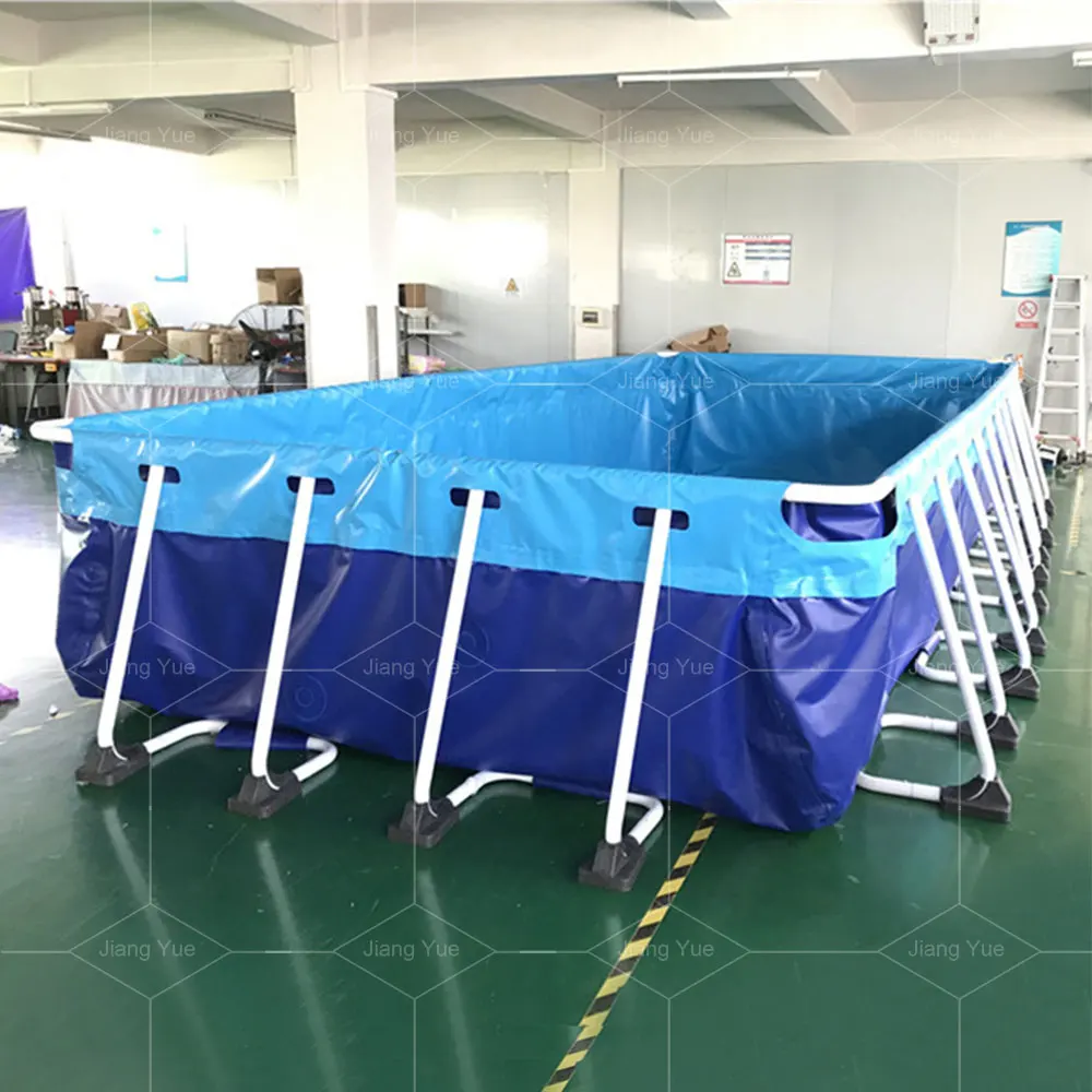 

Swim Pool Metal Frame Above Ground For Water Obstacle With Frame Ladder