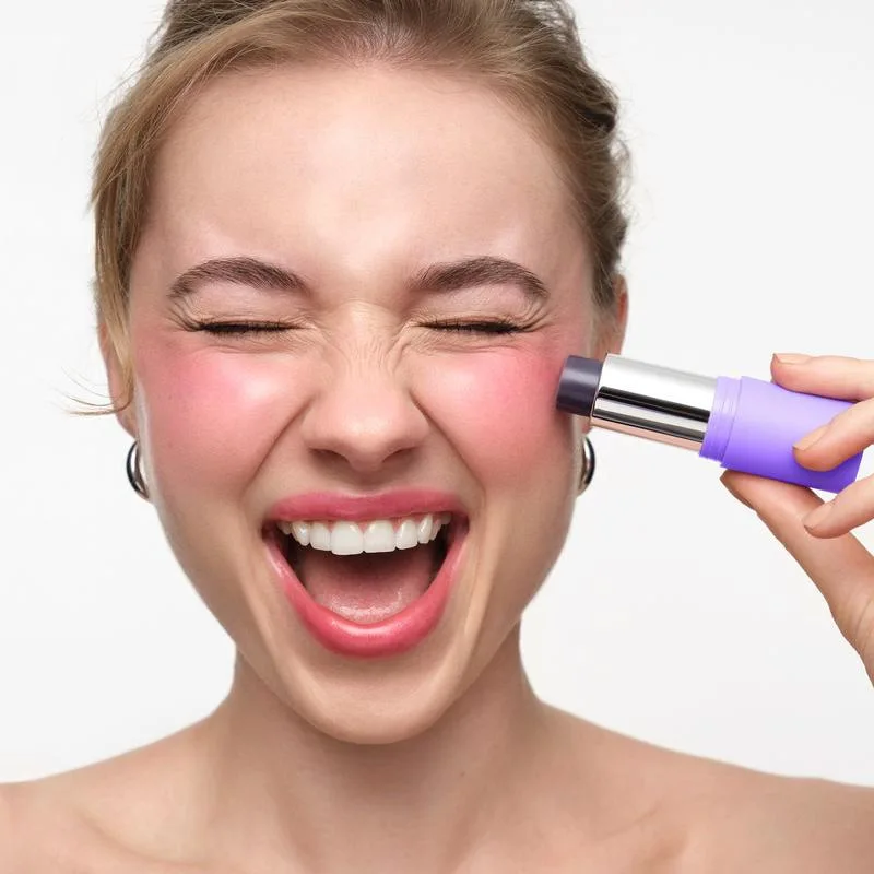 1 Stück multifunktionaler Rougestift, natürlich, matt, einfach aufzutragen, wasserdicht, langlebig, für Lippen und Wangen, Kontur-Make-up, Girlcult