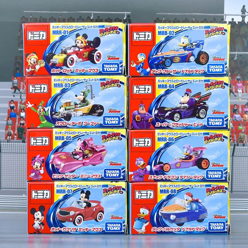 

TAKARA TOMY TOMICA Disney racing Mickey Donald Duck sailing alloy car,Model Replica Miniature Collection Kids Gift Toys for Boys