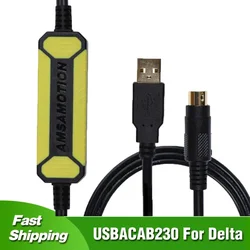 USBACAB230 Per Delta DVP XINJE PLC 14SS211R Cavo di Programmazione USB A RS232 Adattatore USB-DVP Per Xinje PLC XC/XD/XE Linea Dati