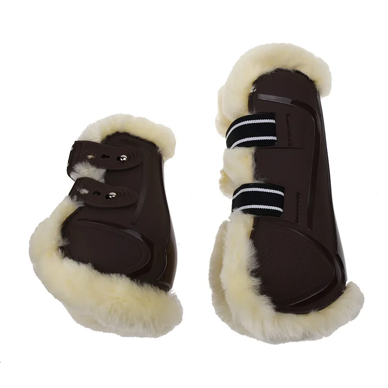 real-wool-horse-leggings-soft-and-warm-inner-pads-jumping-obstacle-horse-leggings-no-13