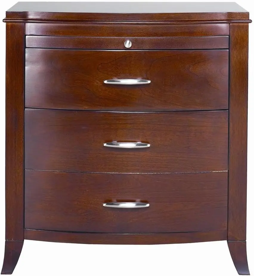 Solid Wood Nightstand 3-Drawer Brighton - Cinnamon 18