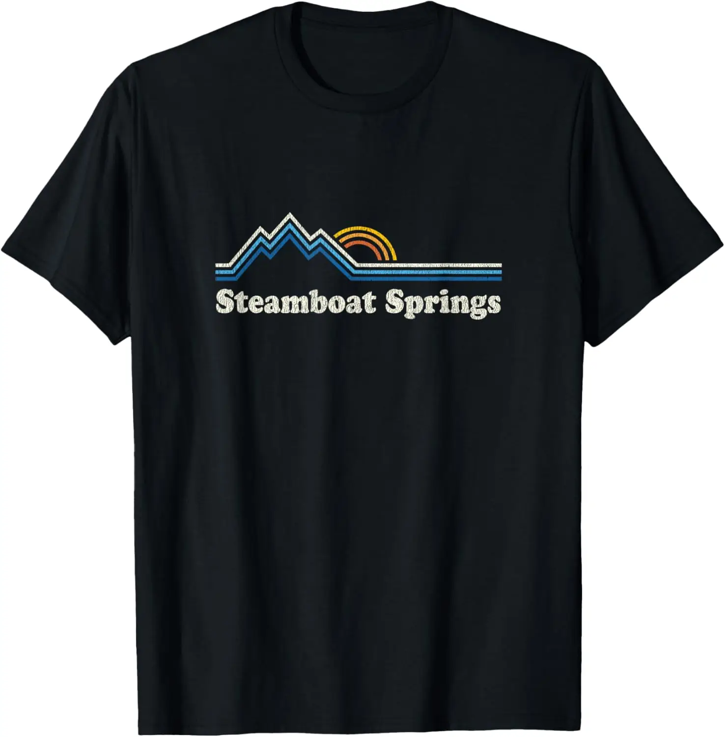 

Retro Steamboat Springs Colorado T Shirt Vintage Mountains