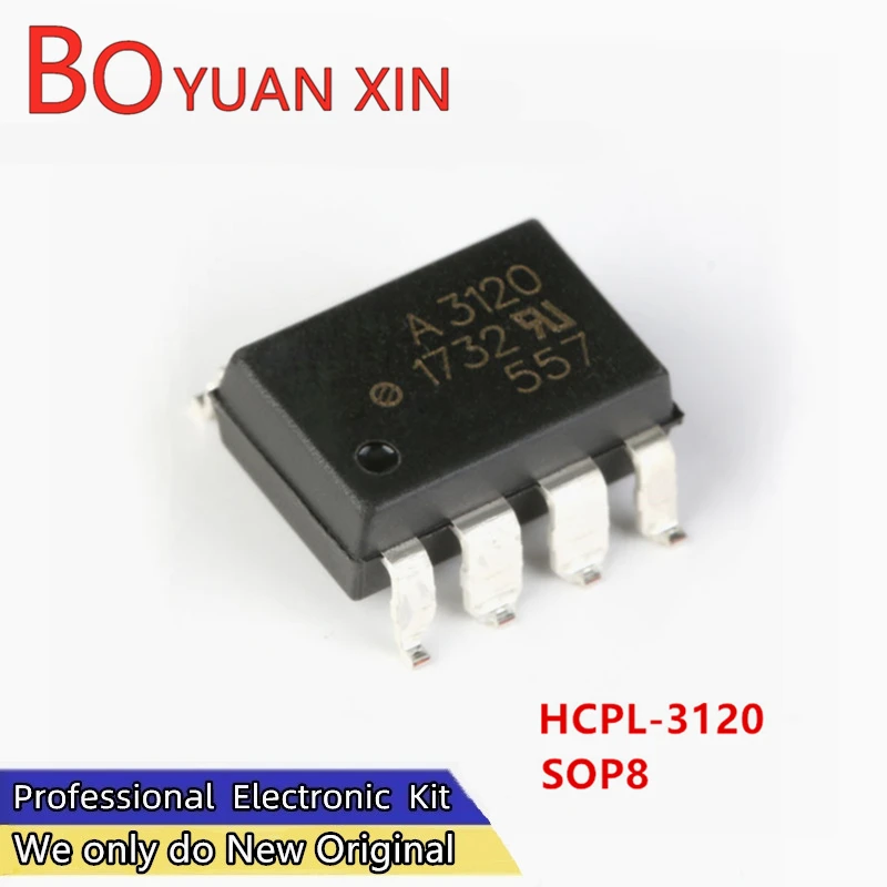 10PCS HCPL-3120 HCPL3120 A3120 HCPL-3140 HCPL3140 A3140 HCPL-3150 HCPL3150 A3150 HCPL-3180 A3180 SOP8 IGBT drive optocoupler