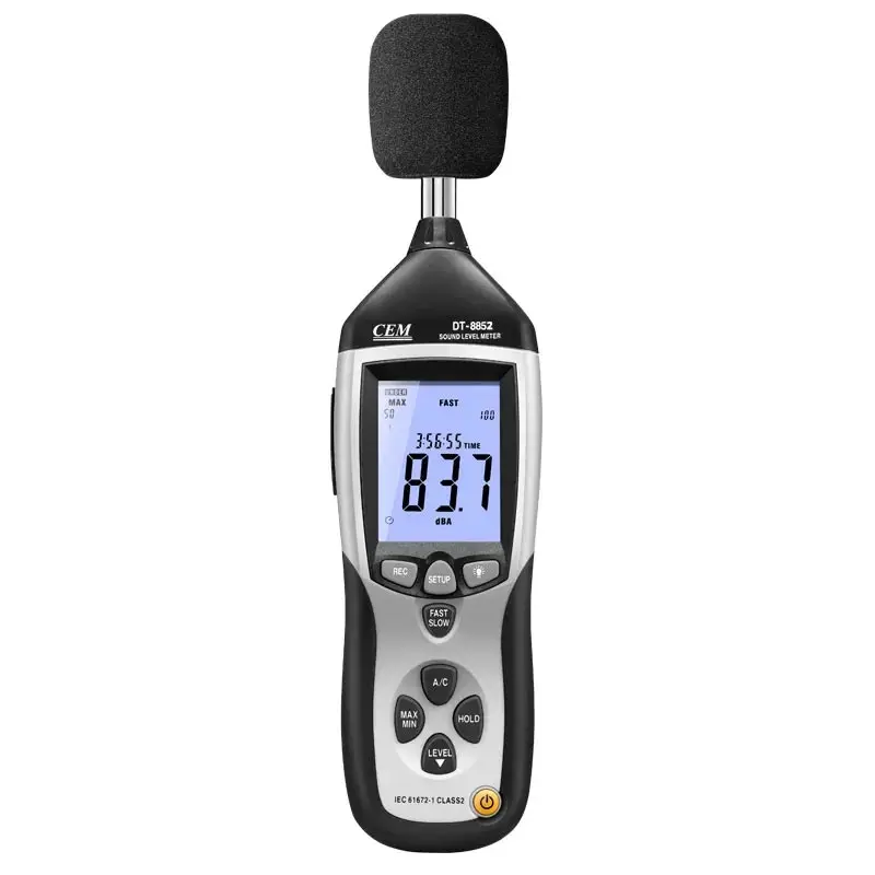 Professional Decibel USB Analog AC/DC Output 130db Voice Recorder Portable Noise Digital Sound Level Meter