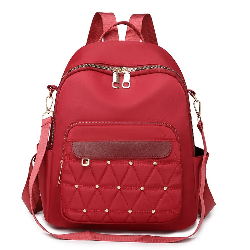 

2025 модный рюкзак из ткани Оксфорд, женская сумка на плечо, стильный повседневный дорожный рюкзак большой вместимости для женщин