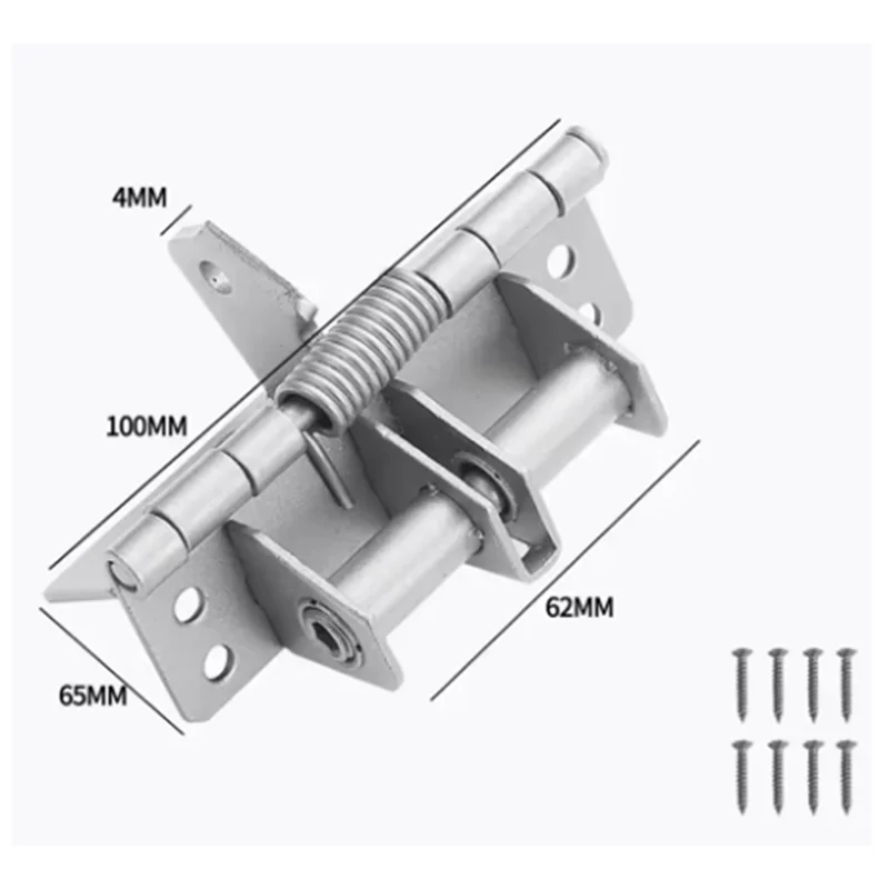 AB42-Multi-Function Spring Hinges Automatic Door Closer For Cabinet And Wardrobe, Positioning Detachable Hinges