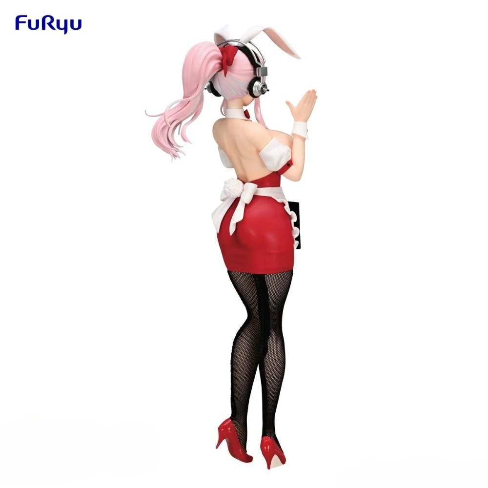 In Stock FuRyu Original Genuine Super Sonico BiCute Bunnies Figure Waitress Ver. 29cm Sexy Collections Model Toy Figures Gift view 2