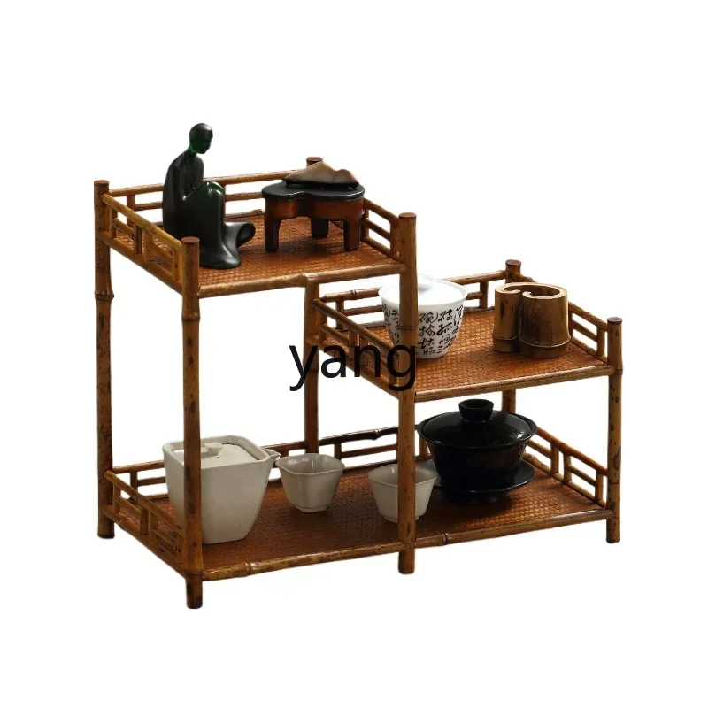 

LH small tea ceremony storage tea rack rack tea set accessories