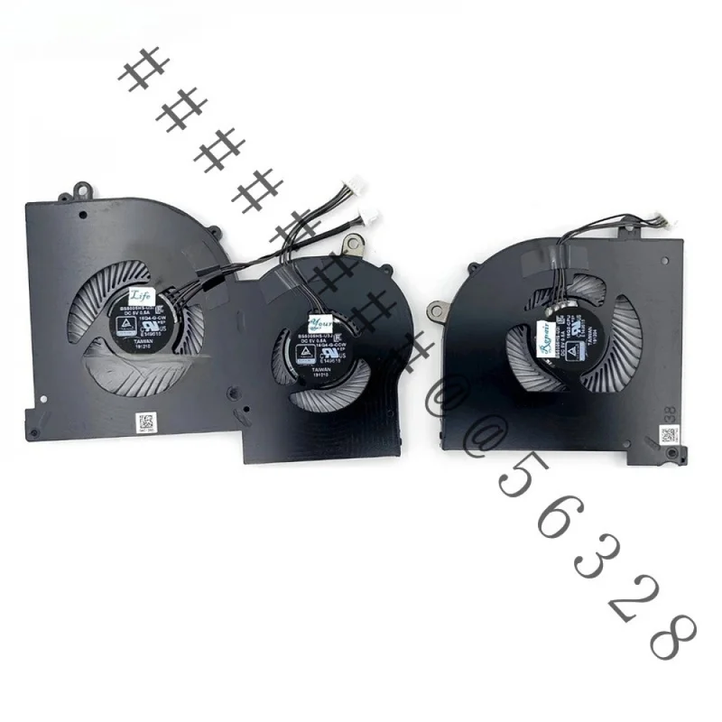 SAA+New Laptop CPU & GPU Cooling Heatsink Fan Assembly PN:BS5005HS-U3I BS5005HS-U3J For MSI GS65 Stealth 8SE 9SF MS-16Q4 Gaming
