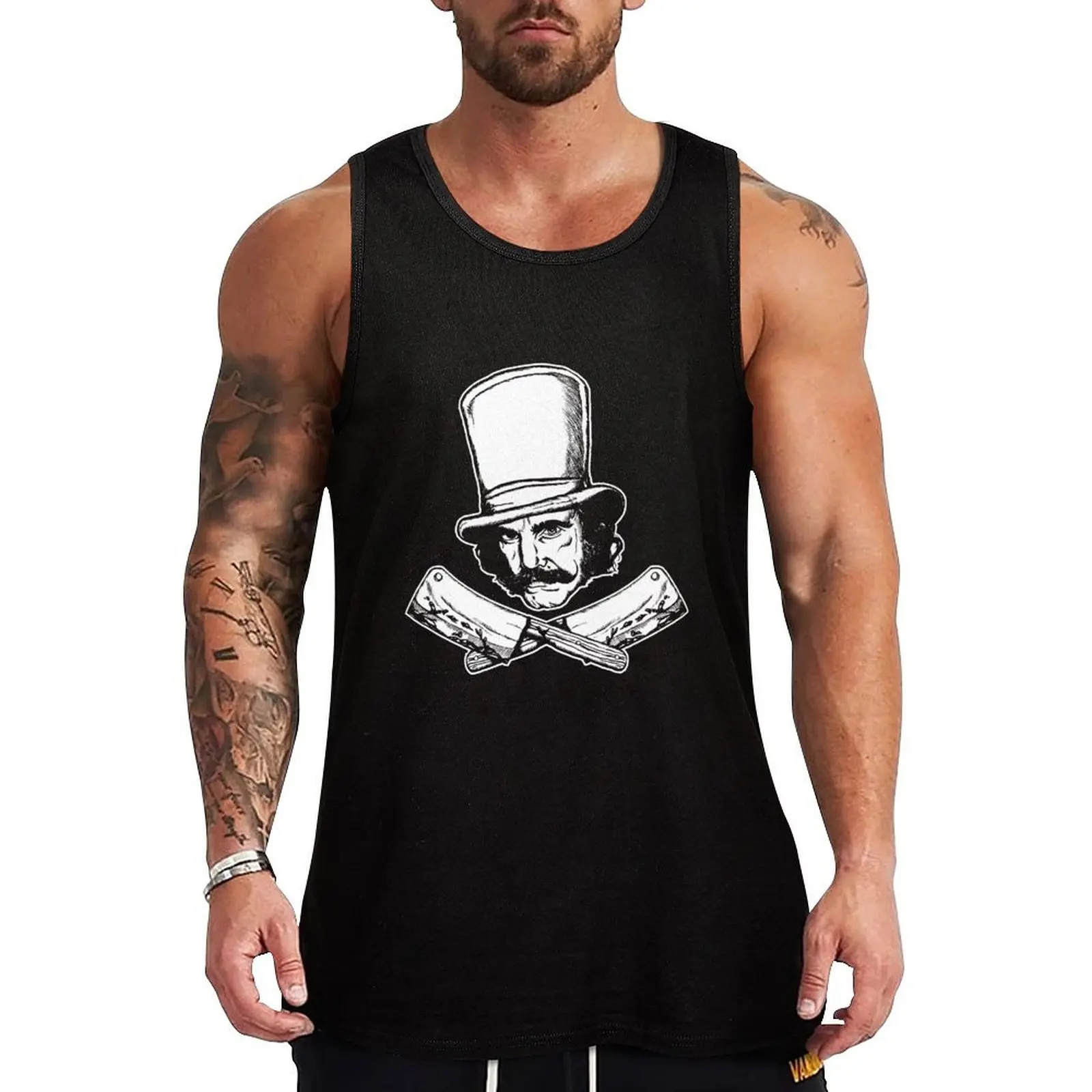 The Butcher (purist Black and White version) Tank Top Men's t shirt Fitness men clothing