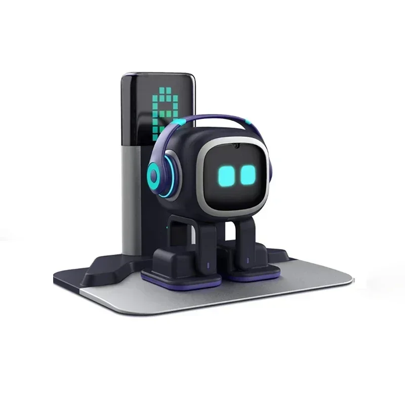 [ready Stock] Emo Robot Intelligent Emotional Interactive Voice Ai Desktop Toy Children Companion Electronic Pet Vector