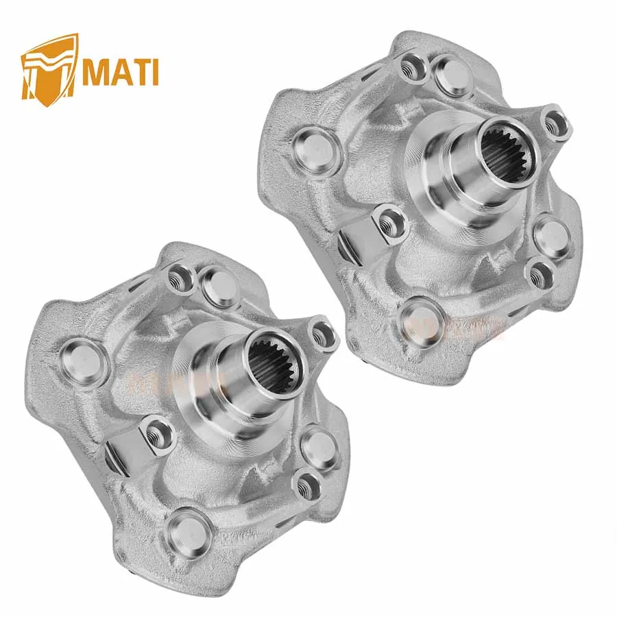 MATI Front Wheel Hub 2Pcs for Honda Foreman 500 2005-2013 Rubicon 500 2005-2014 Rincon 680 2006-2023 44615-HN2-A60 44615-HN8-J00