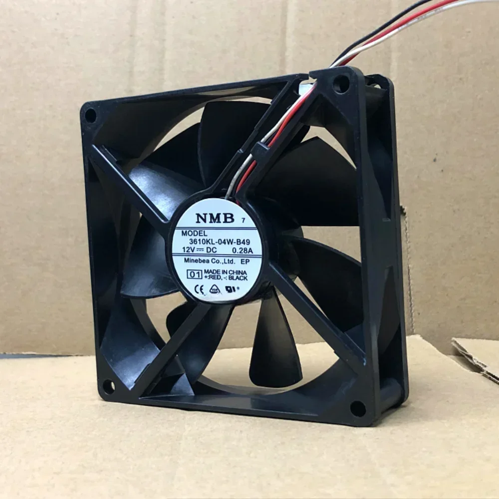 3610KL-04W-B59 3610KL-04W-B49 3610KL-04W-B50 Server Fan for NMB NMB-MAT Axial Power Cooling Inverter Fan 9025 DC12V 0.28A 9CM