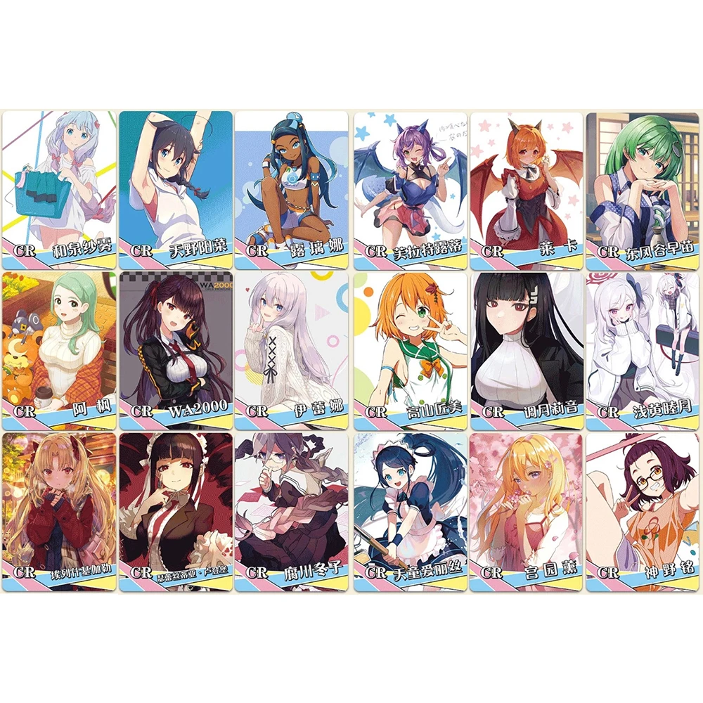 Anime Goddess Story 1M13 SER GR SSR SCR Premium Flash Card Sexy Contest Collectible Card Christmas Birthday Gift Board Game