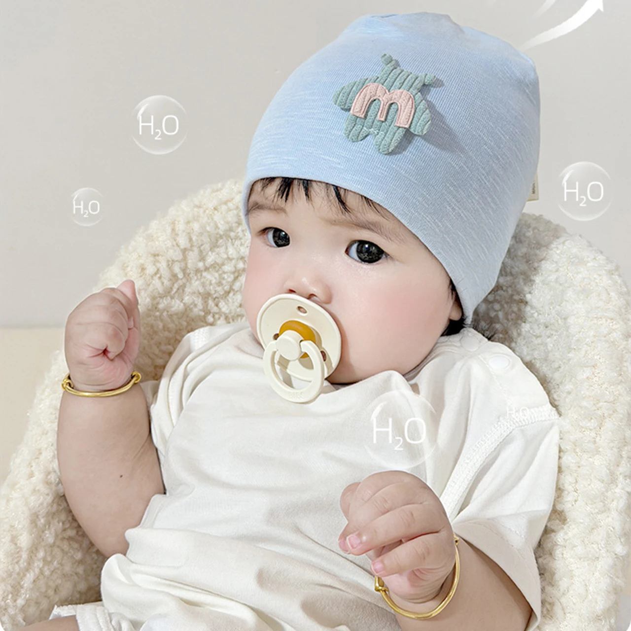Zachte katoenen babyhoedje voo - Infant Beanie Hat With Ears recensie en prijs