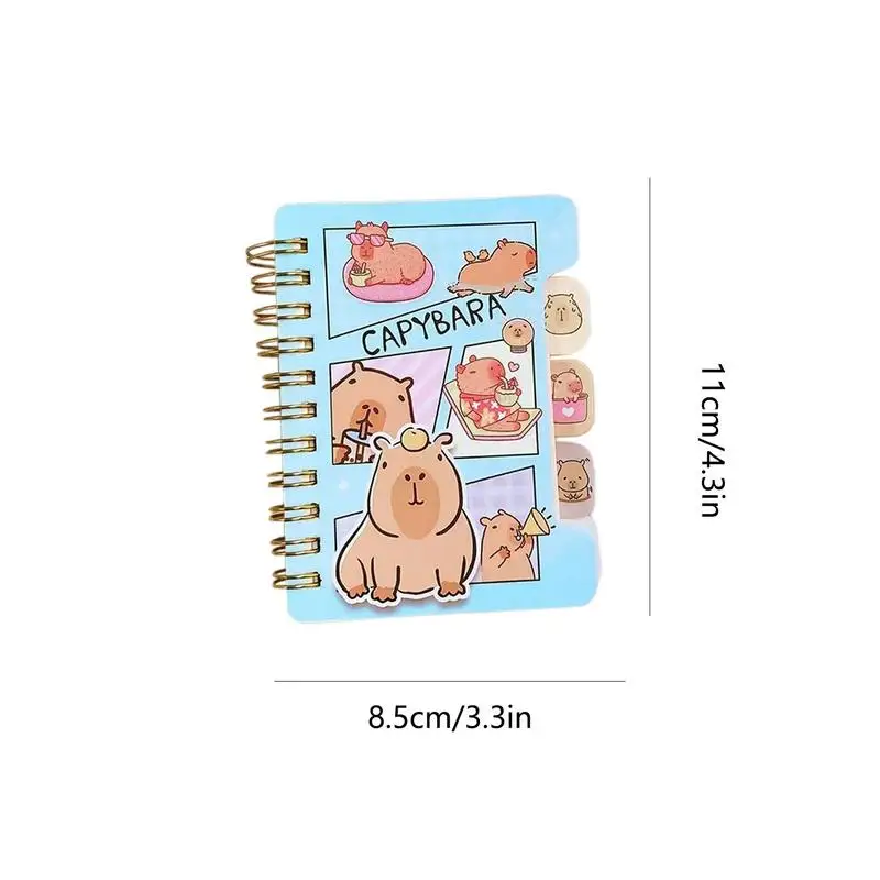 Scratch Notebook For Kids Capybara Student Coiled Notebook Creative Children\'s Stationery Cute School Supplies Coil Book Note