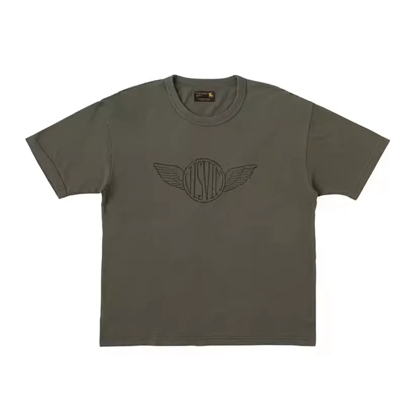 

VISVIM JUMBO TEE military branch angel wings short-sleeved T-shirt men 22AW Japanese style