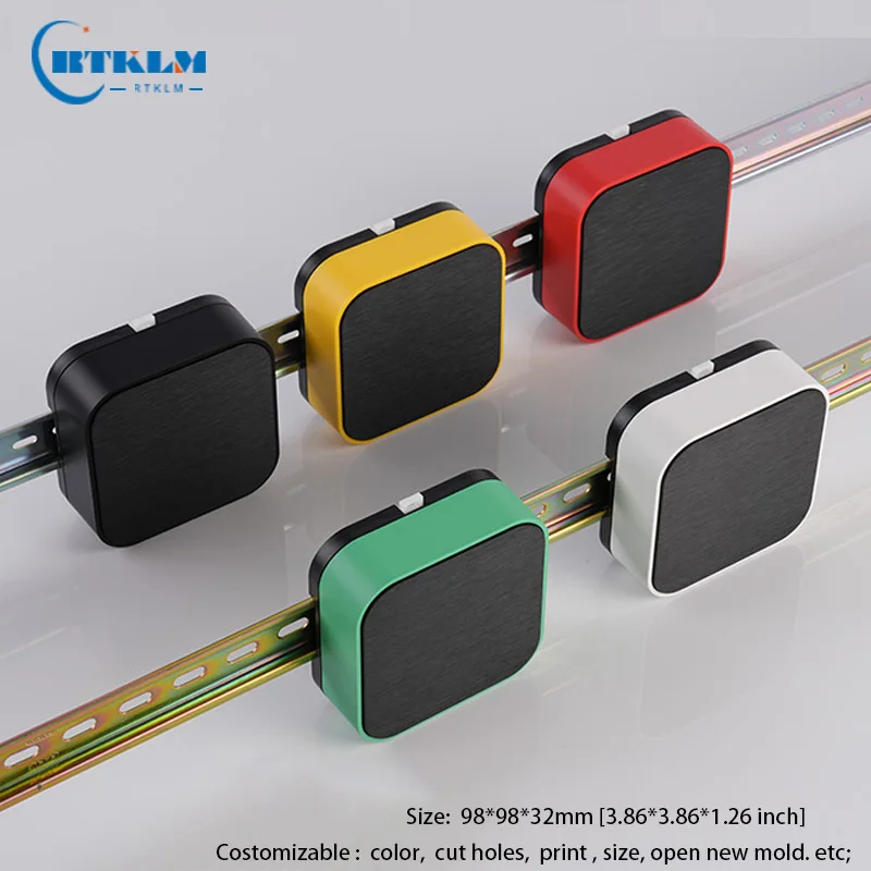 ABS Plastic Electronic Housing DIY Instrument Case Project Box 98x98x32mm Size for Electronics And DIY Projects