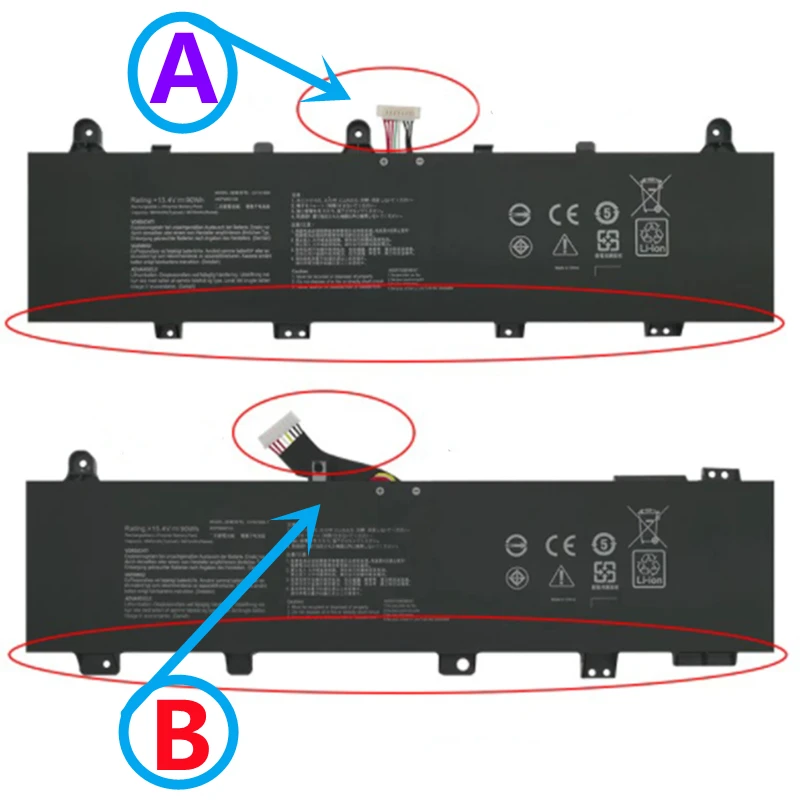 B31N1726 Battery For ASUS TUF Gaming F17 FX504GM FX504GE FX504GD FX505GD FX80GM FX80GE FX86FM FX86FE ROG Strix G15 G512LI G531G