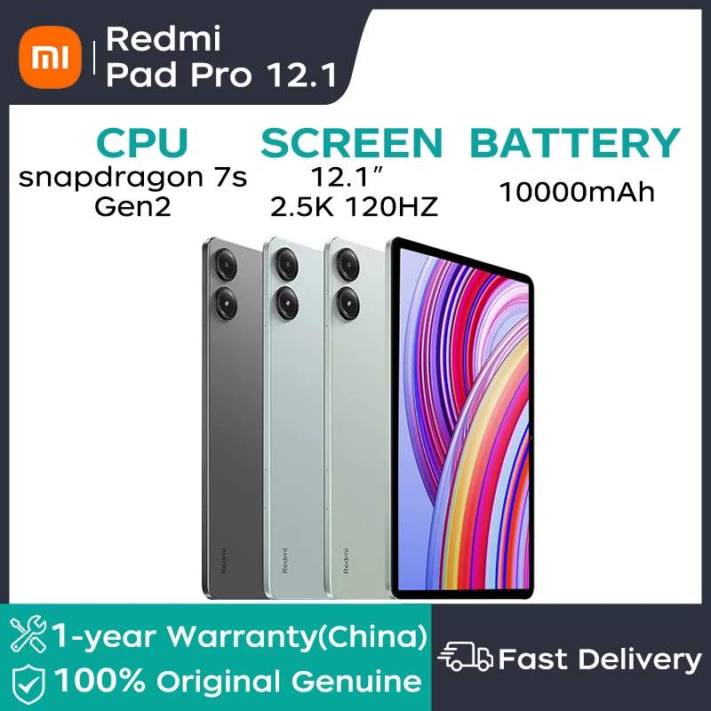Xiaomi Redmi Pad Pro 256GB（中国版） Wi-Fi) Xiaomi Redmi Pad Pro 8GB+256GBGB GREEN Octa Core Android PC