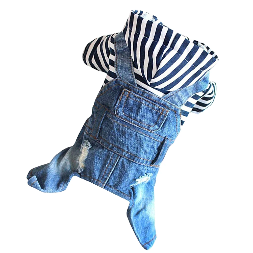 

1pcs Durable Dog Coat Stylish Braces Pet Clothes Cotton Warm Puppy Outfit Walking Jogging Outdoor Xs Blue Party Costume