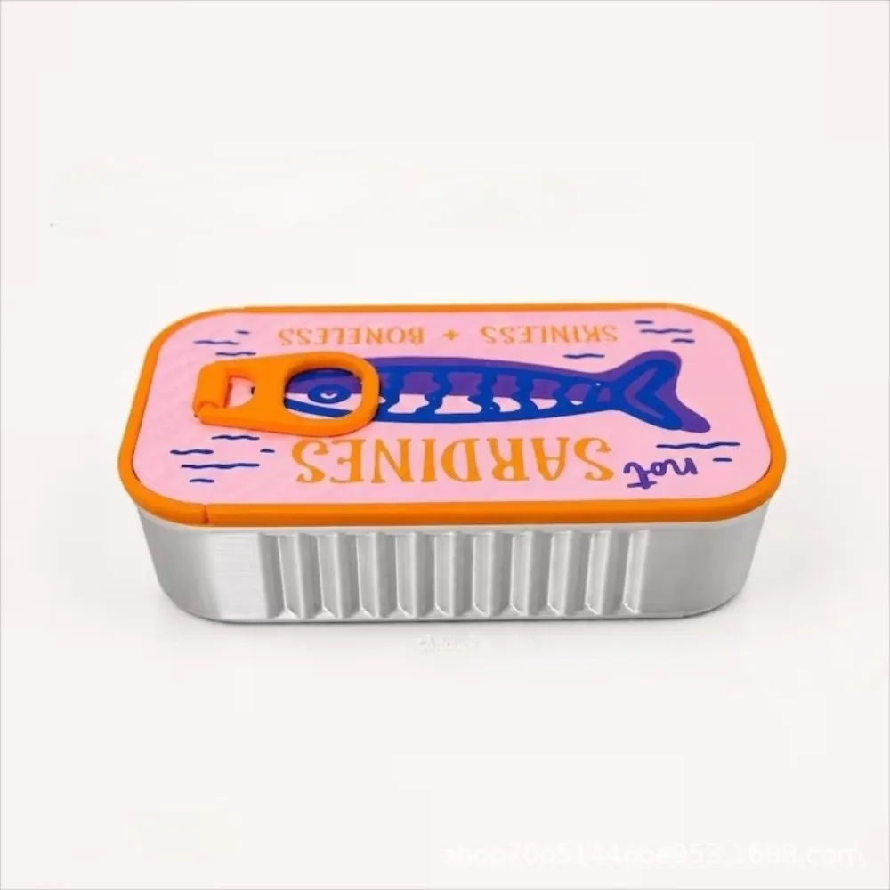 3D Printed Sardine Tin Jewelry Box Durable Multi Functional Jewelry Display Organizer Creative Decorative