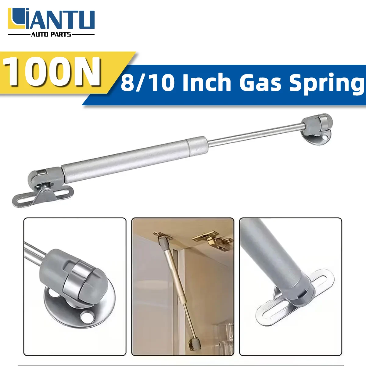 2/4/10pcs 8 Inches/10 Inches 100n Adjustable Hydraulic Support Rod Suitable For Cabinet Rv Furniture Support Gas Spring Rod