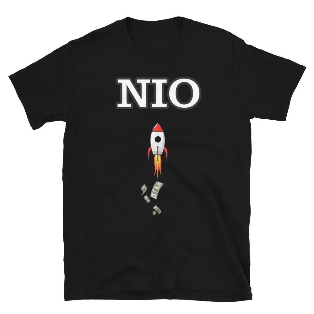 Nio Motors Stock Market Ticker T Shirt For Trader And Investor Wallstreetbets Stonks Apparel Finance Merch Money Clothing