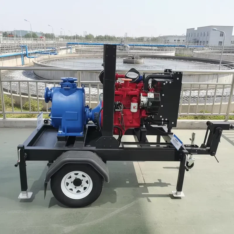 2-12 inch precision machining heavy industrial self-priming waste centrifugal diesel water pump, suitable for municipal