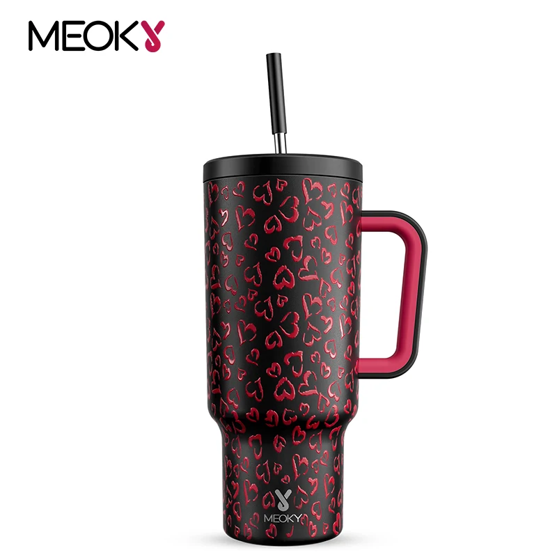 

Meoky 40 oz H2.0 FlowState Tumbler Insulated Thermal Coffee Cup Stainless Steel Travel Mug Vacuum Insulated Tumbler ﻿