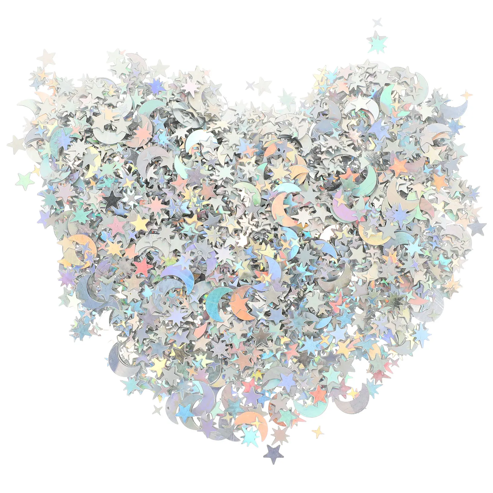 

1 Bag Star Moon Confetti Decorative Birthday Balloon Table Party Wedding Christmas Festival Craft Plastic Glitter Scatter